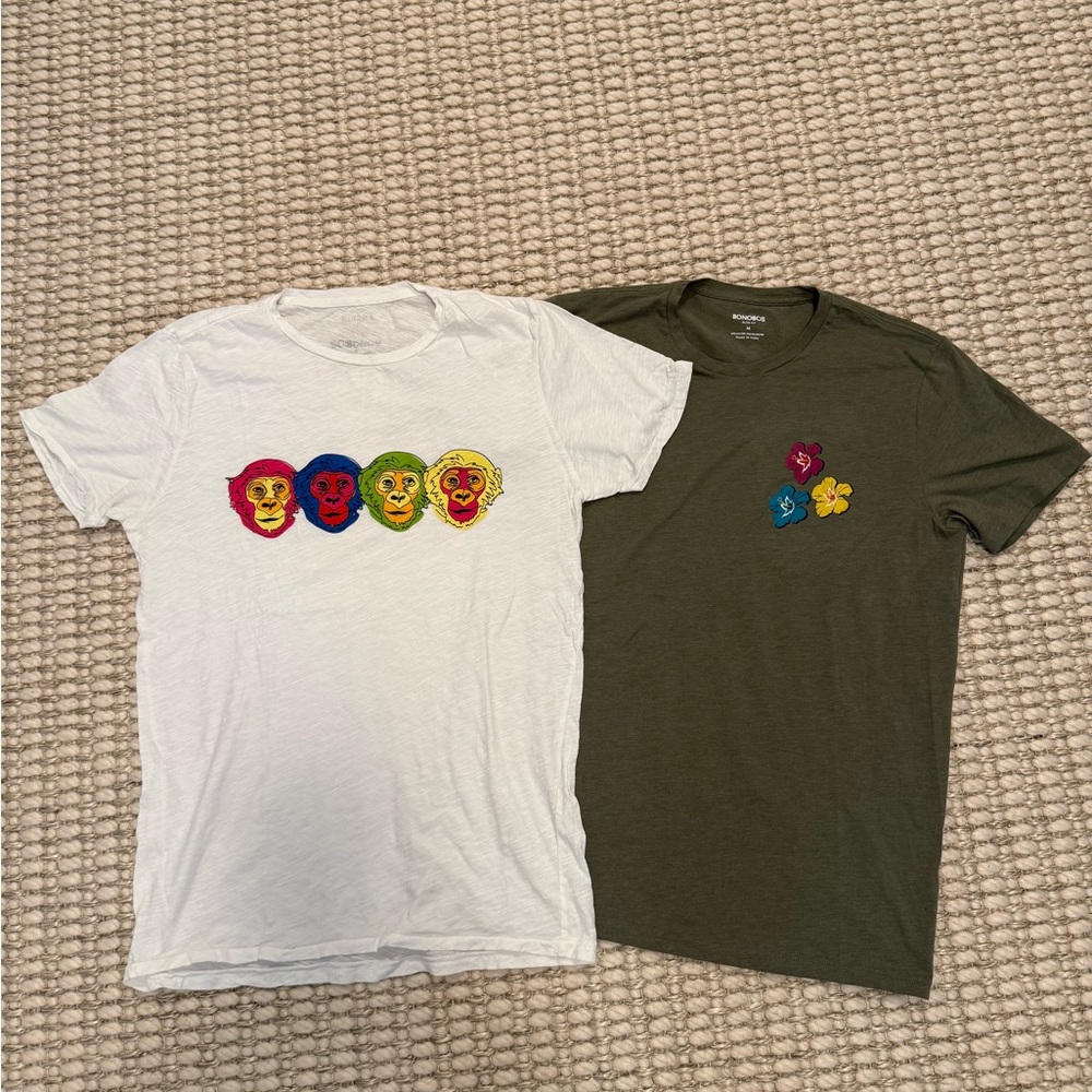 Bonobos Graphic T-Shirts with Colorful Designs